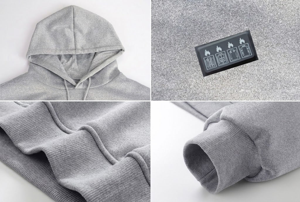 Zonix™ 31-Zone Smart Heated Hoodie with Battery Pack | 4-Button Precision Control