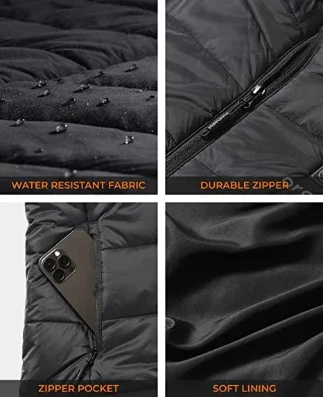 🔥 Early Bird Sale 56% OFF🔥 2026 Updated Version Two-touch 15Heat Zones LED Controller Heated Vest For Men & Women With Battery Pack