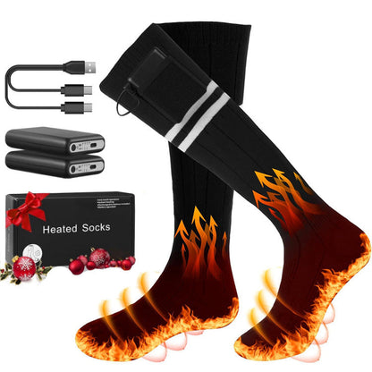 Zonix™ Smart App-Controlled Heated Socks 5000mAh Rechargeable Winter Gear