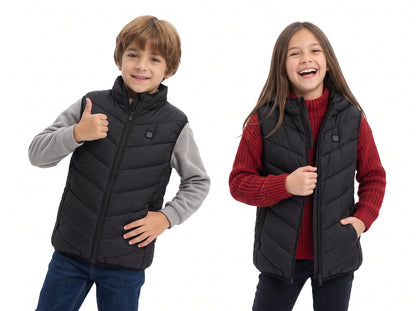 Zonix™ Kids Smart 10-Zone Heated Vest | Lightweight Washable for Boys & Girls