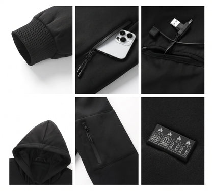 Zonix™ Premium Full-Zip Smart Heated Hoodie - 26-Zone Rapid Heat
