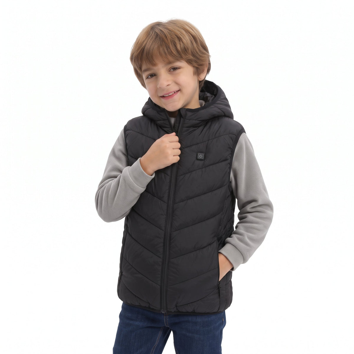 Zonix™ Kids Smart 10-Zone Heated Vest | Lightweight Washable for Boys & Girls