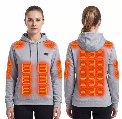 Zonix™ 31-Zone Smart Heated Hoodie with Battery Pack | 4-Button Precision Control