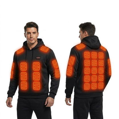 Zonix™ 31-Zone Smart Heated Hoodie with Battery Pack | 4-Button Precision Control